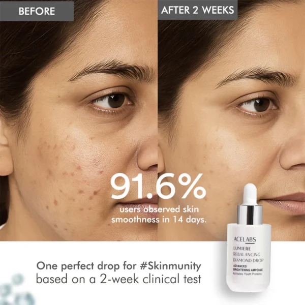 lumiere rebalancing diamond drop | skin brightening | anti aging serum for glass skin