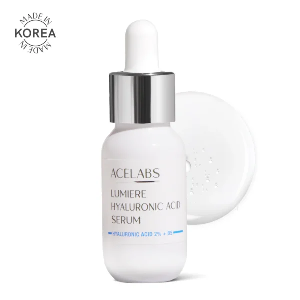 lumiere 2% hyaluronic acid face serum – deep hydration for plump, dewy skin