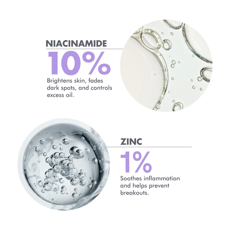 lumiere 10% niacinamide face serum – for pigmentation & acne prone skin 4.6 rating