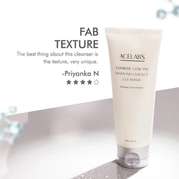 lumiere low ph diamond essence cleanser