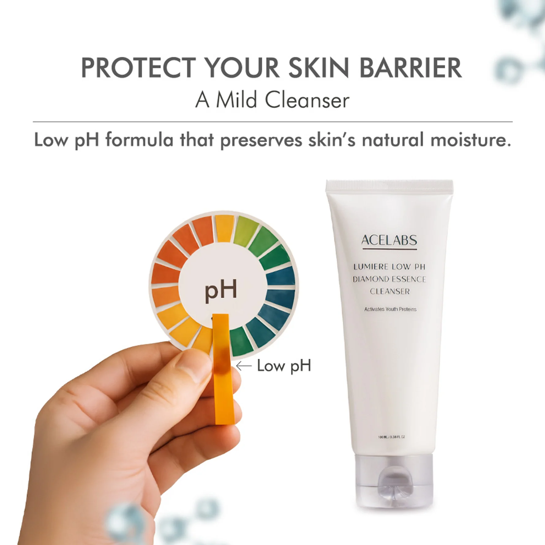 lumiere low ph diamond essence cleanser