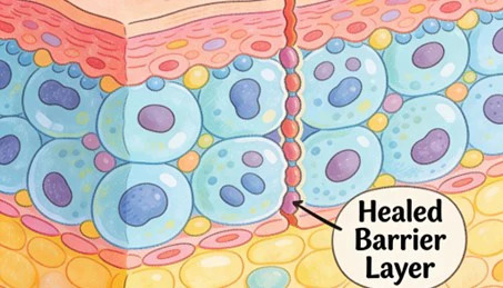 pdrn repairs the skin barrier